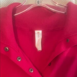 Daly Red Long Sleeve Dress